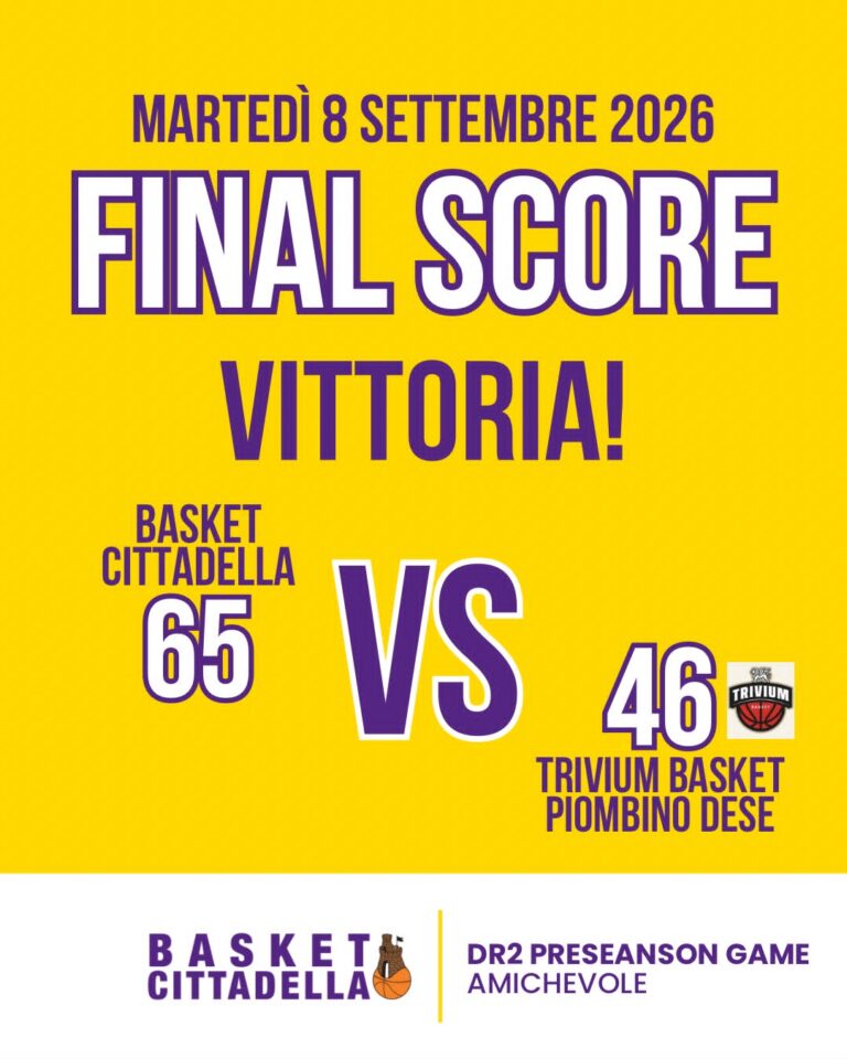 SECONDA VITTORIA IN PRE-SEASON! 💜💛